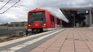 S-Bahn Hamburg: Ausfahrt einer ET 474 PLUS mit BR 474 in Barmbek