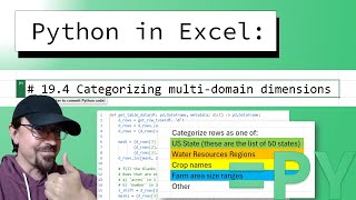 Cleaning multi-domain dimensions! Python in Excel #19.4