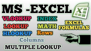 LOOKUP || VLOOKUP || HLOOKUP || in Excel