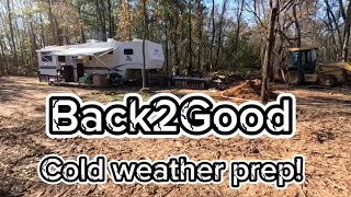 Cold weather prep for the camper! | Off-grid Living, RV Life, Couple build