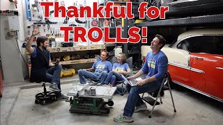 Our parents respond to ANGRY COMMENTS left on our objectively awesome videos. 🦃 Happy Thanksgiving!