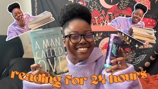 24 hour readathon 🫠⏰ how much can i read in 24 hours?