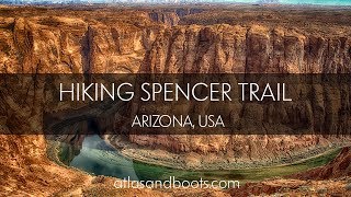 Hiking Spencer Trail in Grand Canyon National Park, Arizona