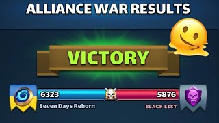 Seven Days Reborn 7DR vs BLACK LIST - Apr. 14, 2024 ⚔️ Empires and Puzzles Alliance War Equalizer