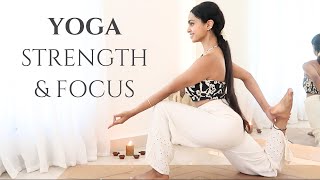 Yoga to Build Strength & Focus | Hatha + Vinyasa Yoga