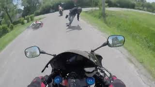 Hilarious Biker Wreck