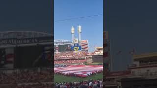 #greatamericanballpark @reds #nationalanthem #usaflag