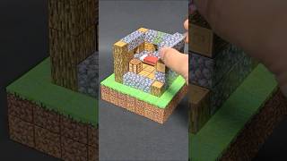 [PAPERCRAFT] Minecraft Villager House 2nd #magnetic #block