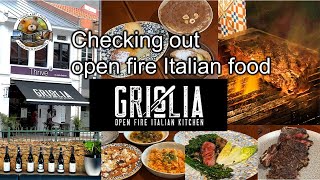 Checking out open fire Italian food at Griglia