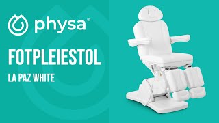 Fotpleiestol Physa LA PAZ WHITE | Produktpresentasjon 10040293