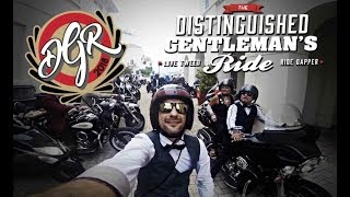 Distinguished Gentleman's Ride Gibraltar 2018.