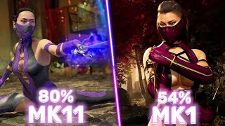 Mileena Mk11 vs Mk1 Combos | Mileena Combo | Mortal Kombat