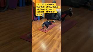 SKIPPING/AB ROLLER/ONE LEGGED L/R PLANK WITH 25LBS (15 secs a leg)#workout #exercise #coreworkout