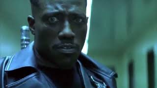 Wesley Snipes saved the Doctor's girlfriend from a vampire in the movie Blade 1998