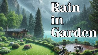 Nature's Fury and Beauty Collide: Mesmerizing Hailstorm and Rain in My Lawn Garden ☔❄️ | Short Film