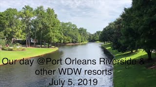 Our day @ Port Orleans-Riverside and Some additional resort hopping