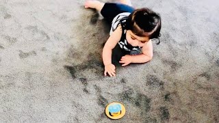 Baby crawling video part 2