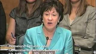 Senator Collins at Postal Service hearing