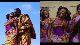 Best African wedding ceremony/bridal entry dance #bride #2023/groom and bride dance #ghanawedding