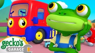 Baby Truck Boo Boo Giggles! | Gecko's Garage | Trucks For Children |