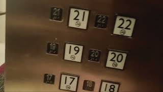 Rare BIG Button Dover Elevators @ 17-22 The Mirage in Law Vegas