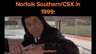 Norfolk Southern and CSX in 1999: