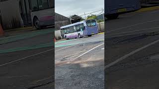 First Cymru 44570 YX63 LKU Leaves Port Talbot Bus Depot While Heading For Bridgend #uk #wales #bus