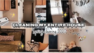 ENTIRE HOUSE CLEAN WITH ME // ALL DAY CLEANING MOTIVATION // SPRING CLEANING 2020 // SPEED CLEANING