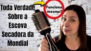 Resenha  -  Testando a Escova Secadora Mondial em Menos de 3 Minutos! Será que Funciona Mesmo?🙂