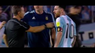 ARGENTINA-CHILE 1-0 MESSI INSULTA IL GUARDALINEE