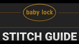 baby lock Feet & Accessories | Stitch Guide