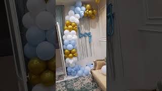 افكار لديكور سبوع باقل تكلفه 💙💙🎈