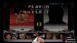 Tekken 3 With The FightBox F6 (Jin Arcade Mode Hard)(4K)