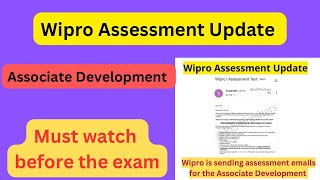 Wipro Assessment Update 2023 || Sending mails || Exam date scheduled