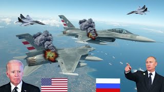 Только что прибыл !! 20 США F-16, которые вошли в российский воздух, были сбиты русскими S-500