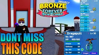 DONT MISS OUT ON THIS CODE! | Project Bronze Forever | Pokemon Brick Bronze | PBF