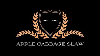 How to make apple cabbage slaw - Zöldalmás káposzta salt