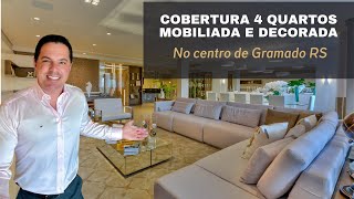 Apartamento 4 quartos mobiliado no Centro de Gramado - Imobiliária Moura & Cruz