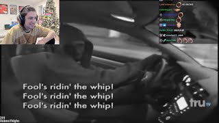 xQc Reacts to Police Bait Cars with Chat