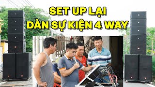 Xử lý ca khó - Setup lại dàn âm thanh sự kiện 4 ways tại Vĩnh Bảo, Hải Phòng