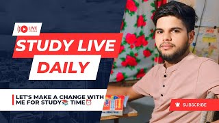 🔴 LIVE STUDY  WITH ME  5 HOURS ⏰ Live Study  Challenge  POMODORO  krishna flute 🪈 music || lofi ||