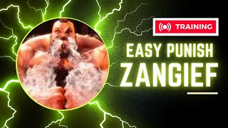 how to deal with zangief drive rush with cammy in sf6.