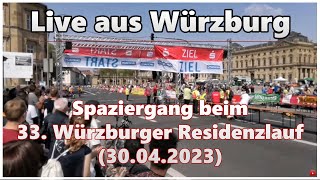 Spaziergang beim 33. Würzburger Residenzlauf (30.04.2023)