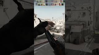 Noob plays comp csgo #shorts #csgo