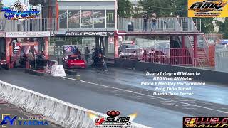 1/30/21  Salinas Speedway 10.29@135Mph  Acura El Violento  B20 Vtec All Motor Video Cokketo Locutor