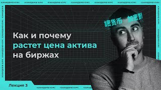 Лекция 3 – Как и почему растет крипта на биржах? | Искандеров Курс