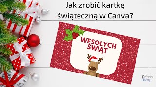 Jak zrobić kartkę świąteczną w Canva?