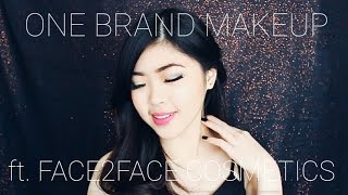 One Brand Makeup Tutorial ft. Face2Face Cosmetics [ BAHASA ] | itsJacquie