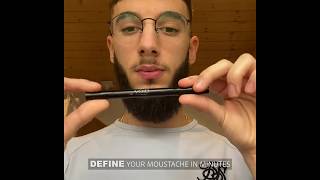 You can use the VOID Homme Beard Filler pencil on your Moustache too!