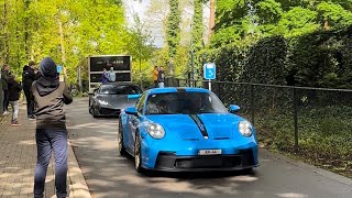 SPORTCARS LEAVING CARMEET!! SUPER LOUD GT3, LAMBORGHINI HURACAN, HURACAN EVO AND MANY MORE!